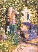 Arthur Devis Fair Rosamund oil painting on canvas